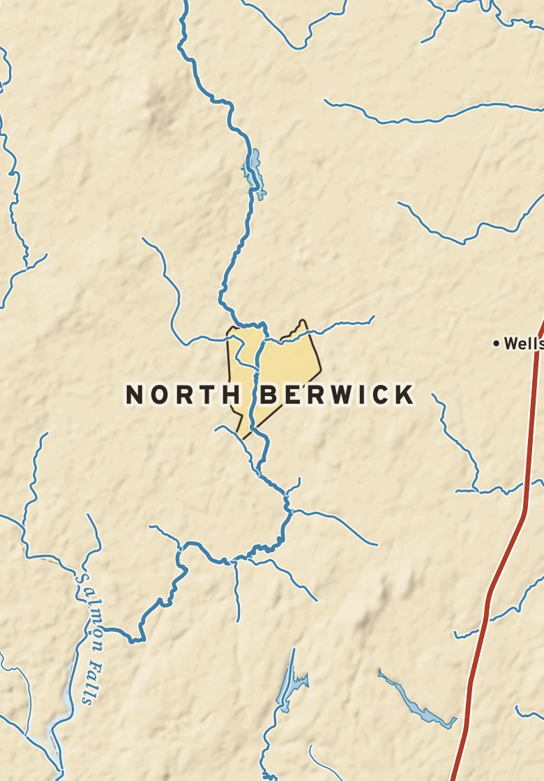Atlas plate of North Berwick, Maine.