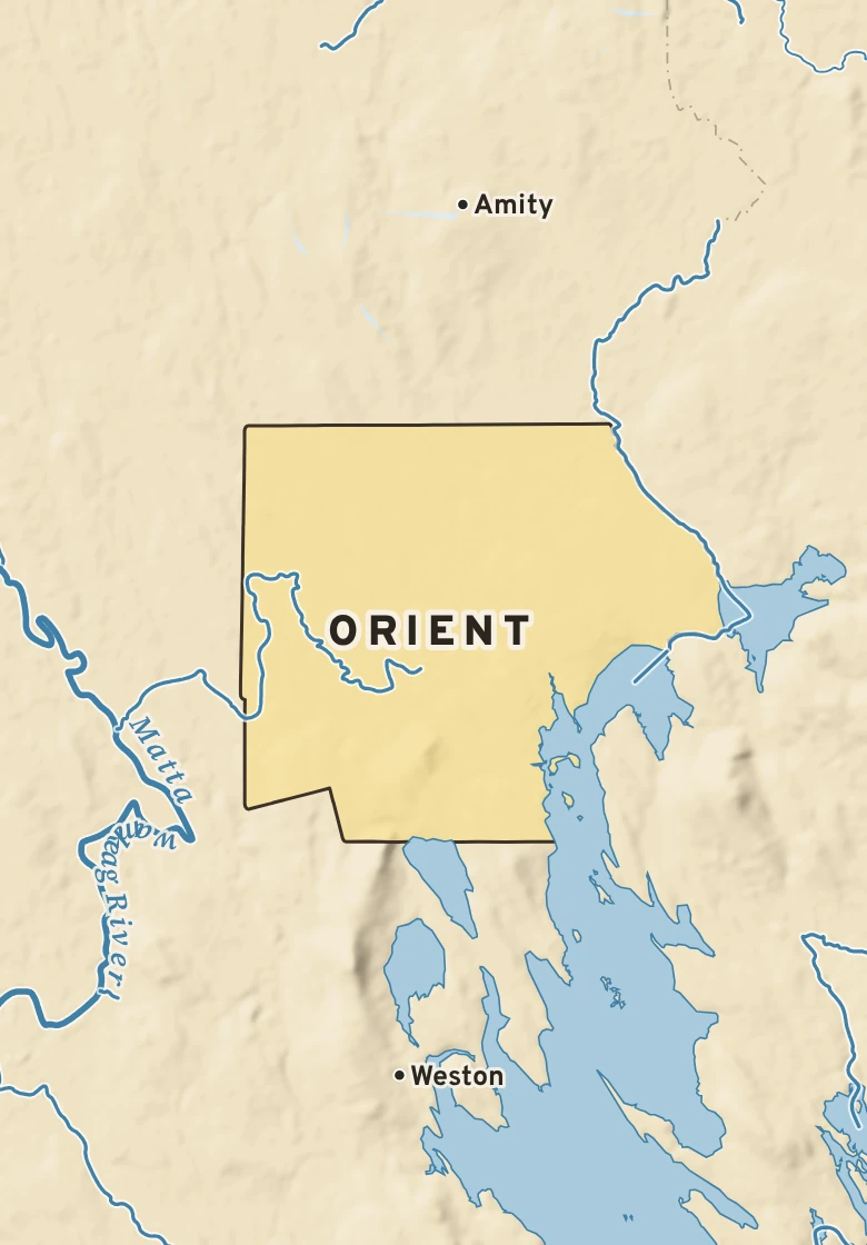 Atlas plate of Orient, Maine.