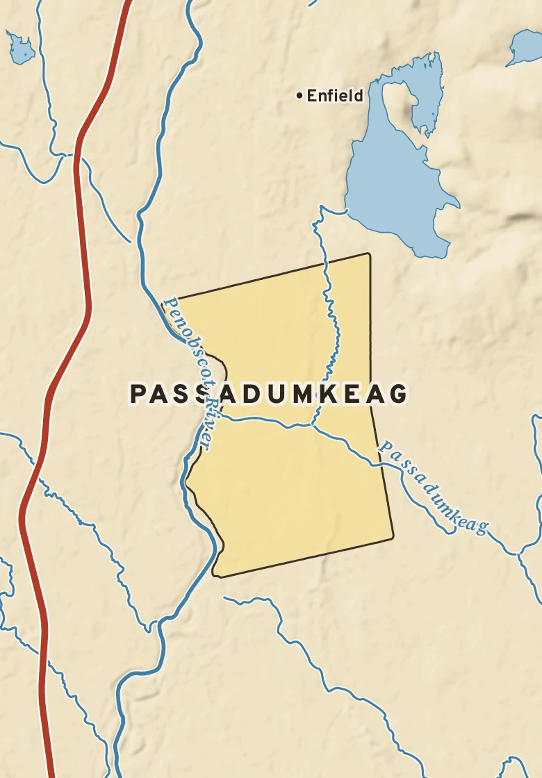 Atlas plate of Passadumkeag, Maine.
