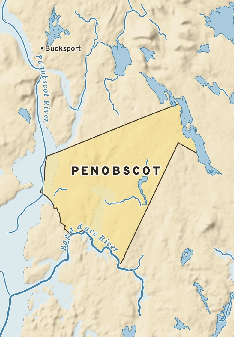 Atlas plate of Penobscot, Maine.