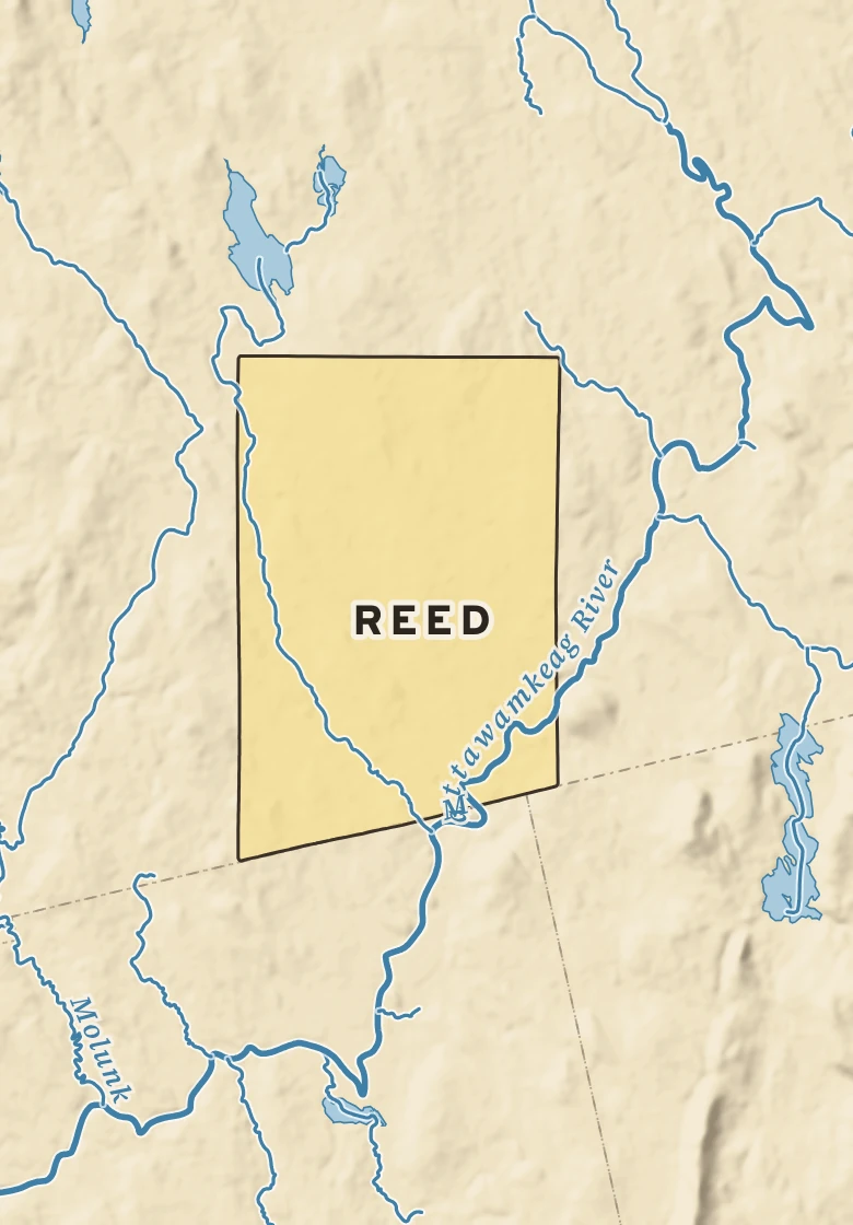 Atlas plate of Reed, Maine.