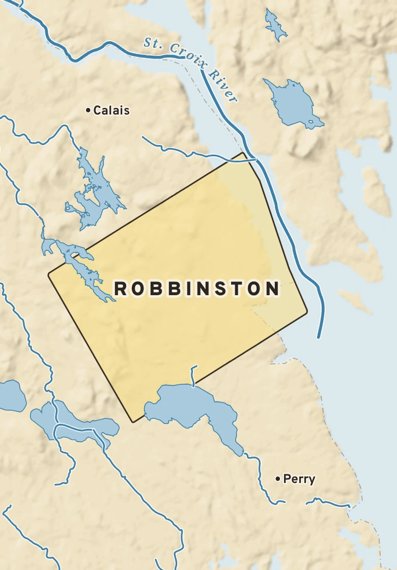 Atlas plate of Robbinston, Maine.