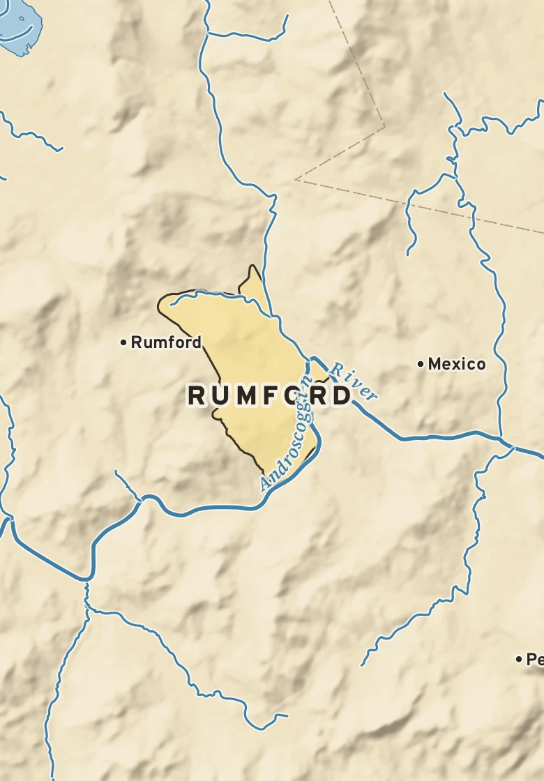 Atlas plate of Rumford, Maine.