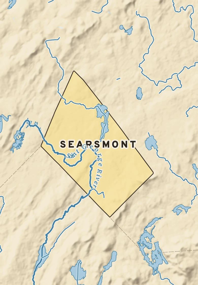 Atlas plate of Searsmont, Maine.