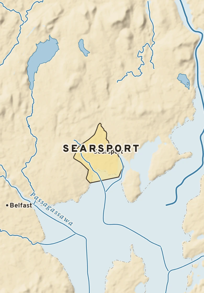 Atlas plate of Searsport, Maine.