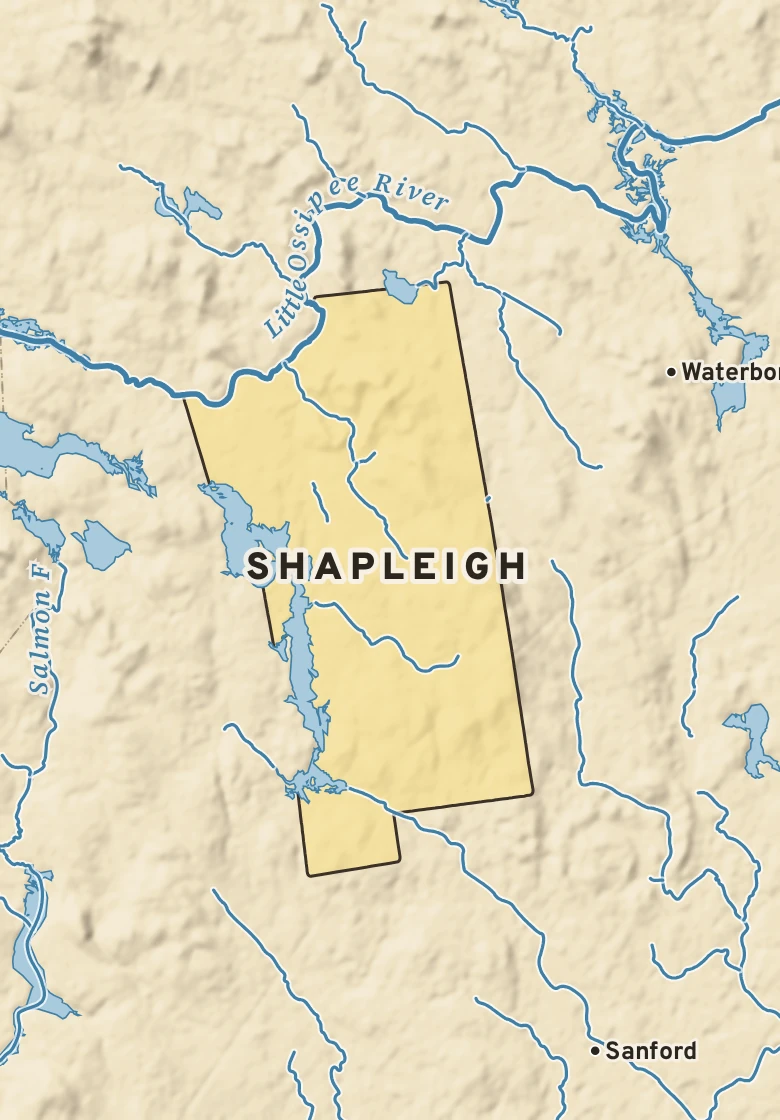 Atlas plate of Shapleigh, Maine.