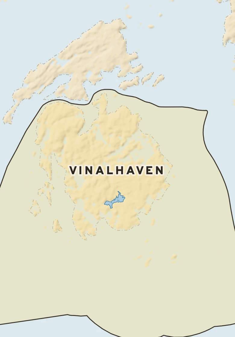 Atlas plate of Vinalhaven, Maine.