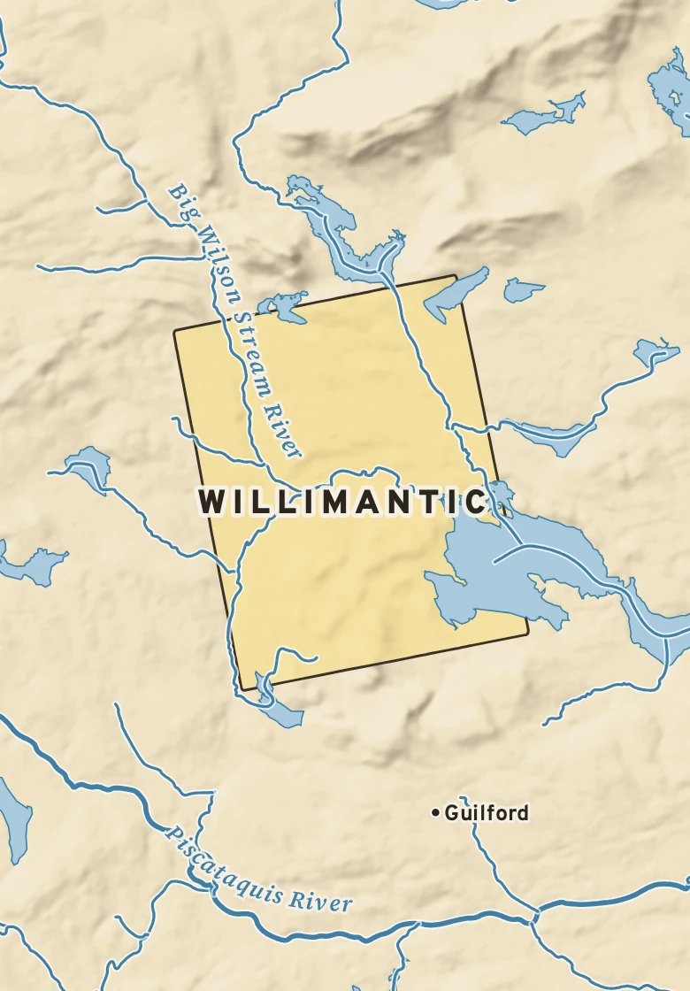 Atlas plate of Willimantic, Maine.