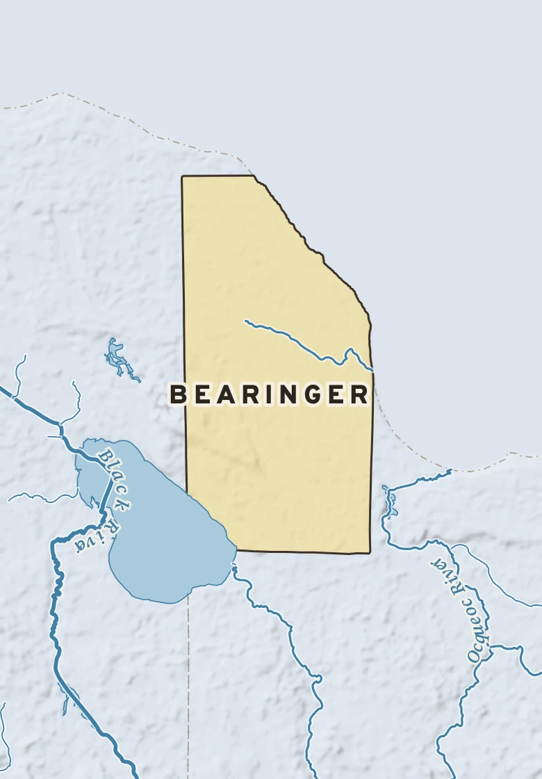 Atlas plate of Bearinger, Michigan.