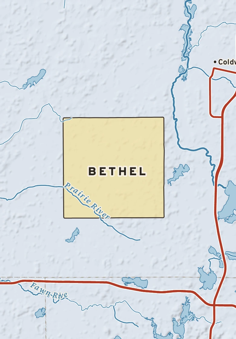 Atlas plate of Bethel, Michigan.