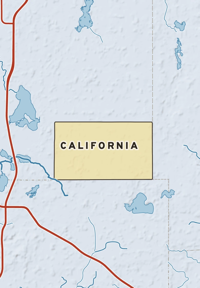Atlas plate of California, Michigan.