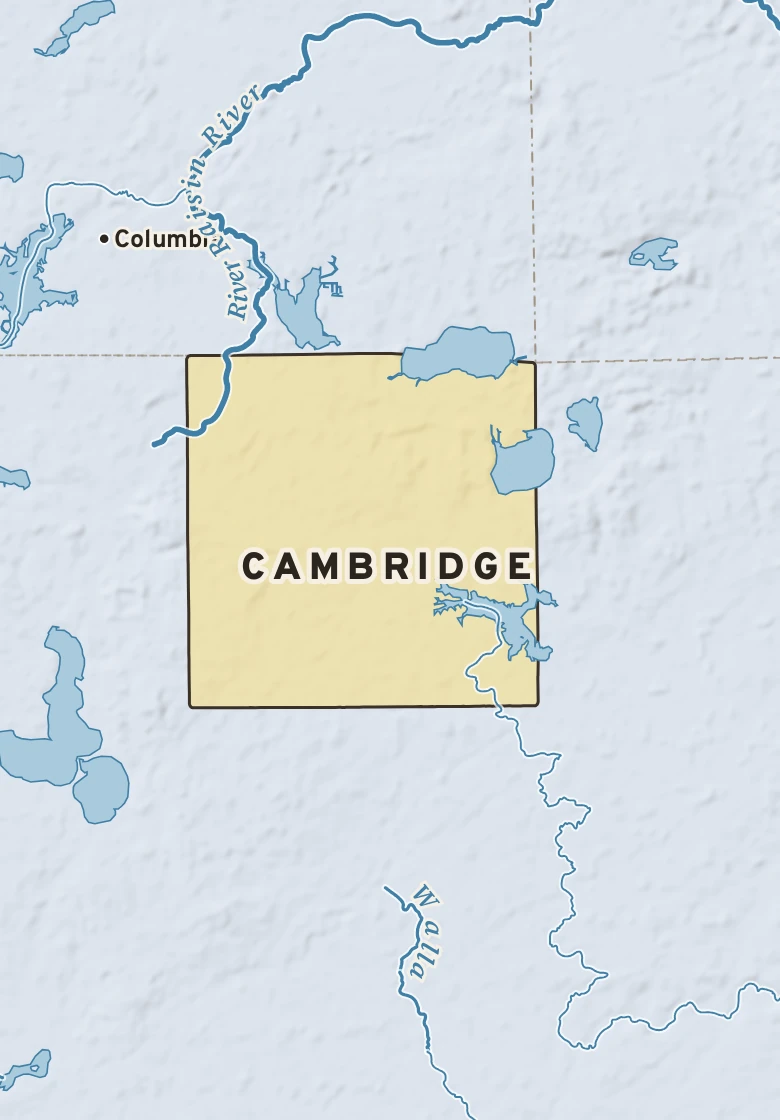 Atlas plate of Cambridge, Michigan.