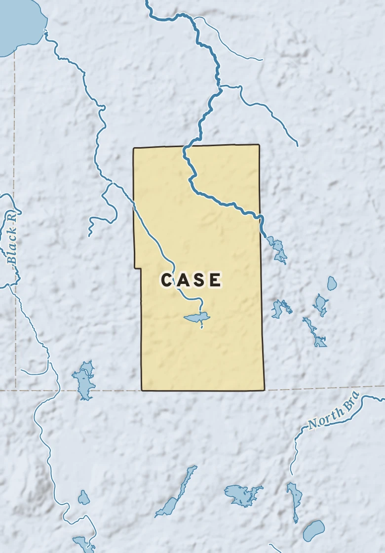 Atlas plate of Case, Michigan.