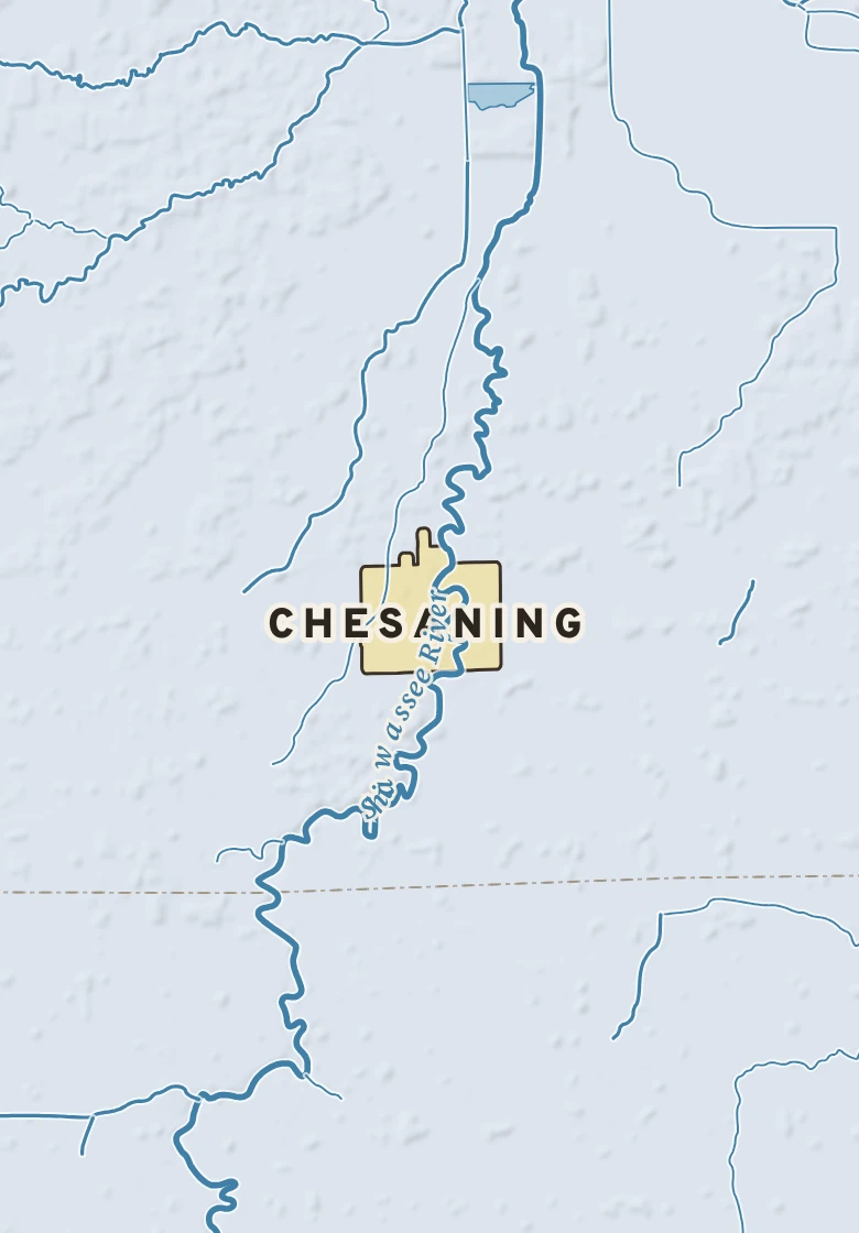 Atlas plate of Chesaning, Michigan.