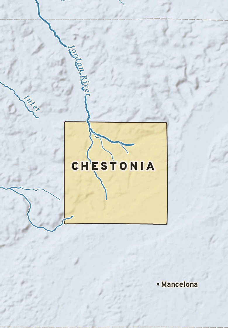 Atlas plate of Chestonia, Michigan.
