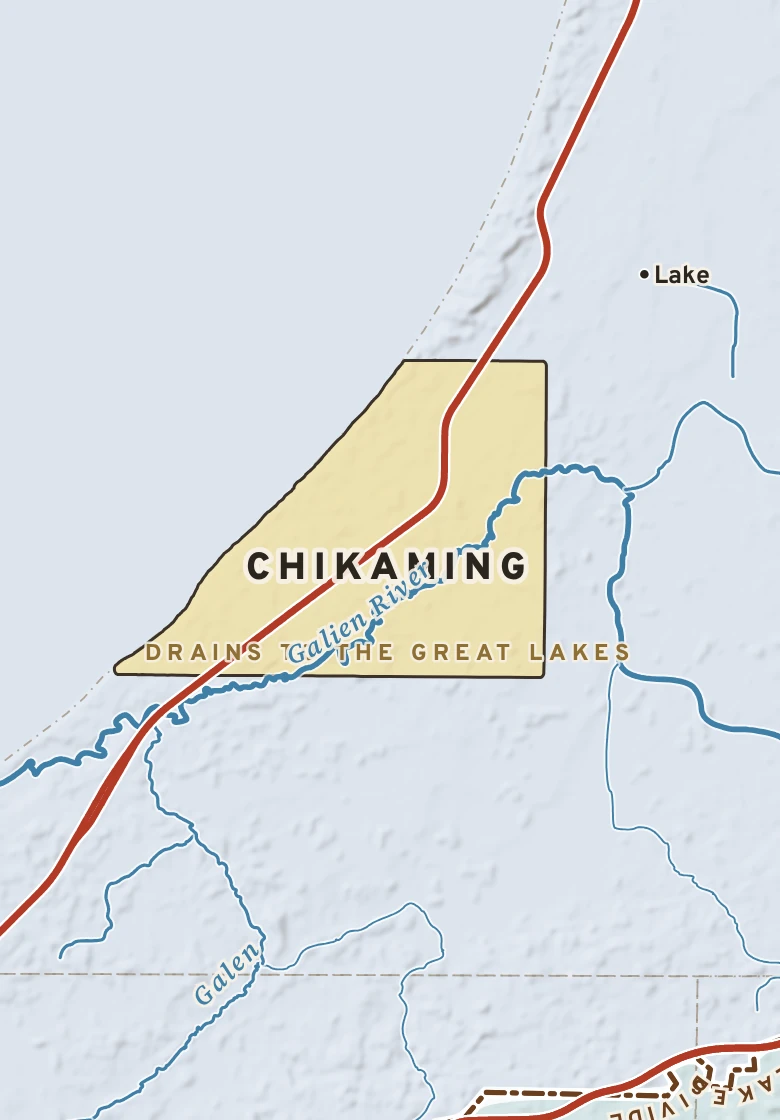 Atlas plate of Chikaming, Michigan.