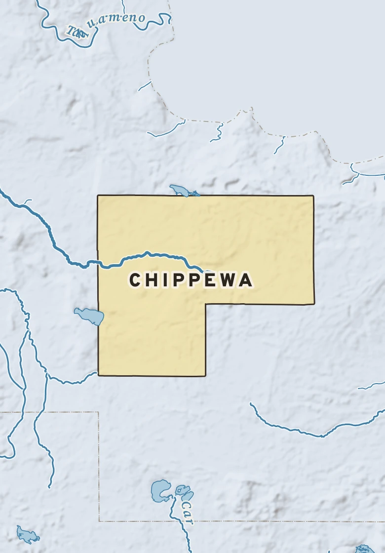 Atlas plate of Chippewa, Michigan.