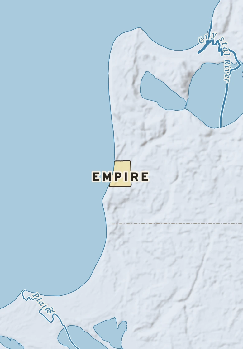 Atlas plate of Empire, Michigan.