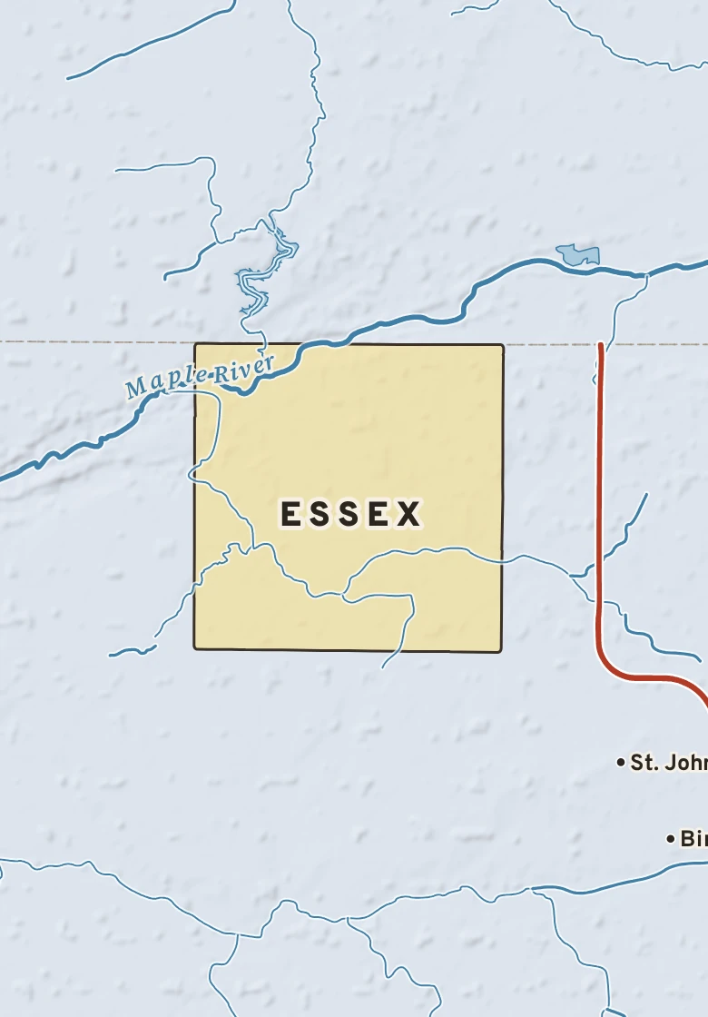 Atlas plate of Essex, Michigan.