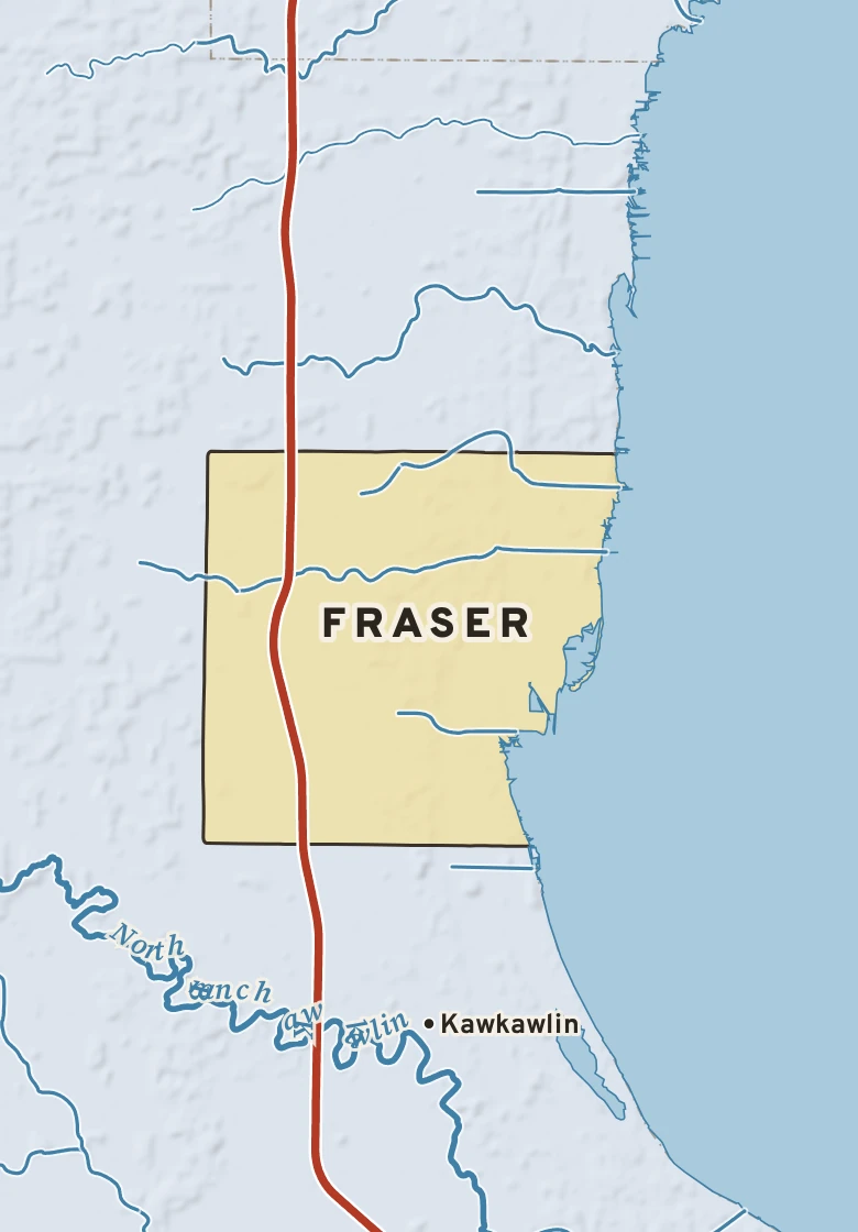 Atlas plate of Fraser, Michigan.