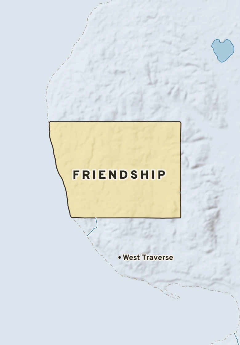Atlas plate of Friendship, Michigan.
