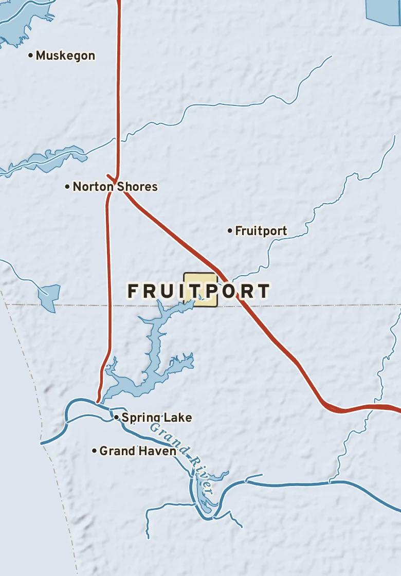 Atlas plate of Fruitport, Michigan.