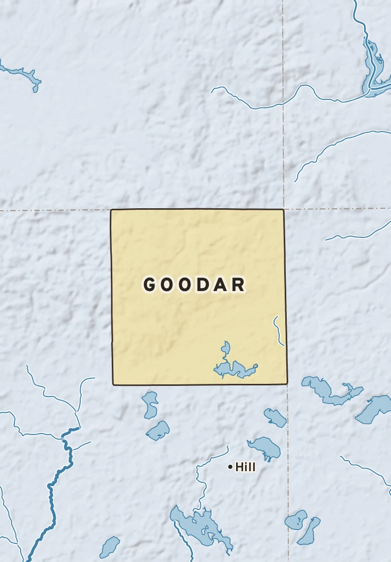 Atlas plate of Goodar, Michigan.