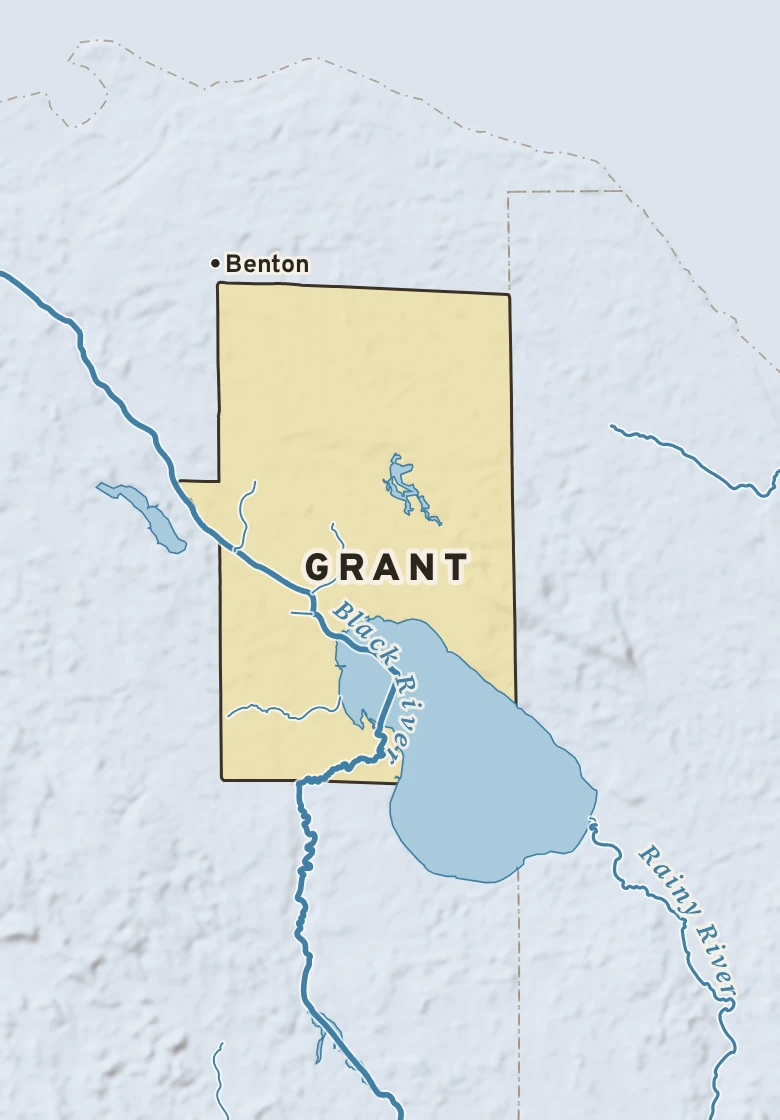 Atlas plate of Grant, Michigan.