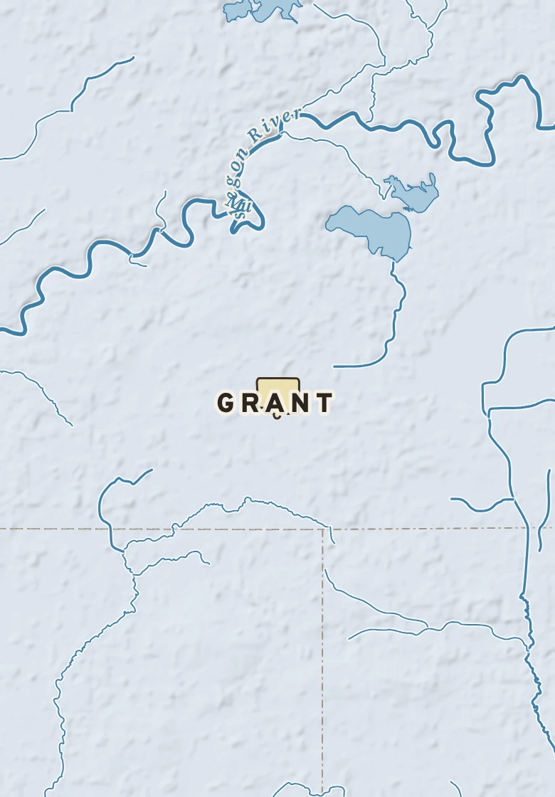 Atlas plate of Grant, Michigan.