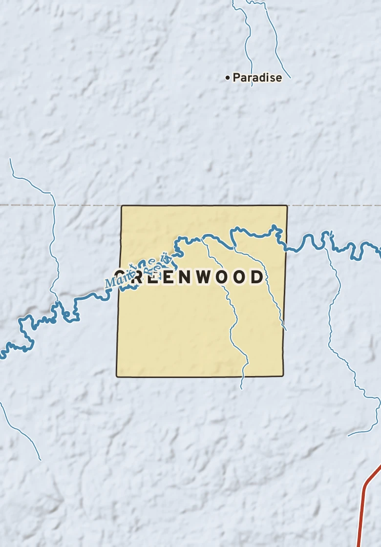 Atlas plate of Greenwood, Michigan.