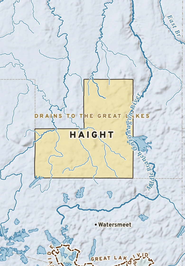 Atlas plate of Haight, Michigan.