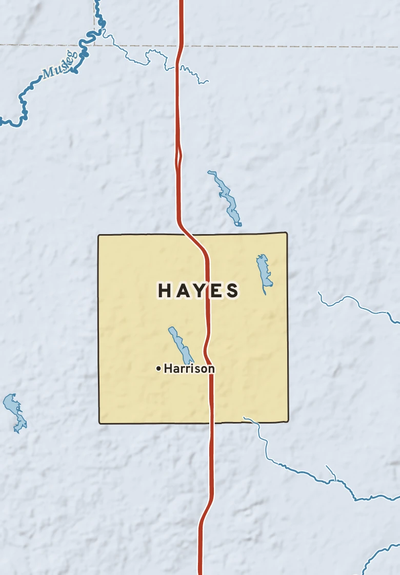 Atlas plate of Hayes, Michigan.