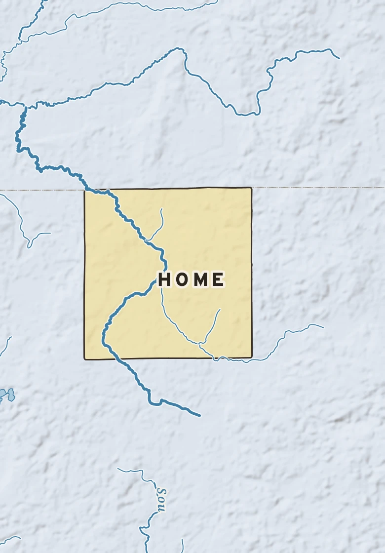 Atlas plate of Home, Michigan.