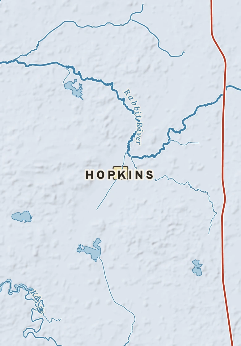 Atlas plate of Hopkins, Michigan.
