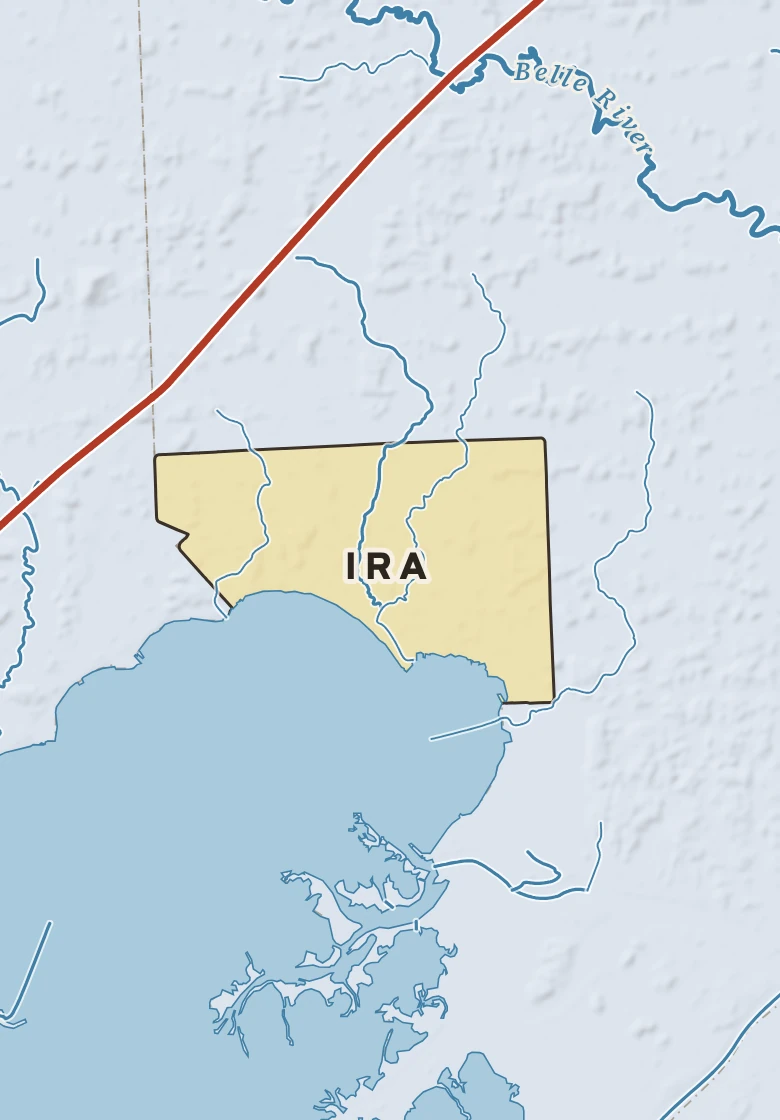 Atlas plate of Ira, Michigan.