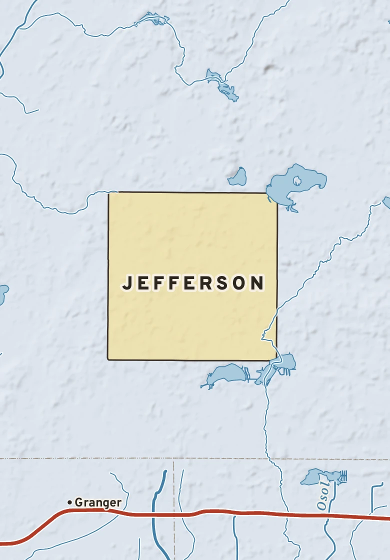 Atlas plate of Jefferson, Michigan.