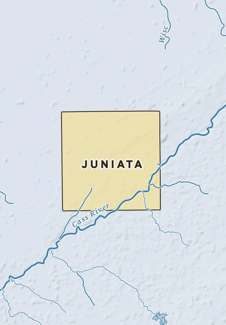 Atlas plate of Juniata, Michigan.