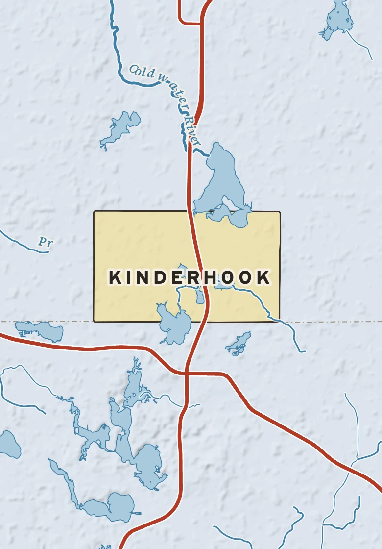 Atlas plate of Kinderhook, Michigan.