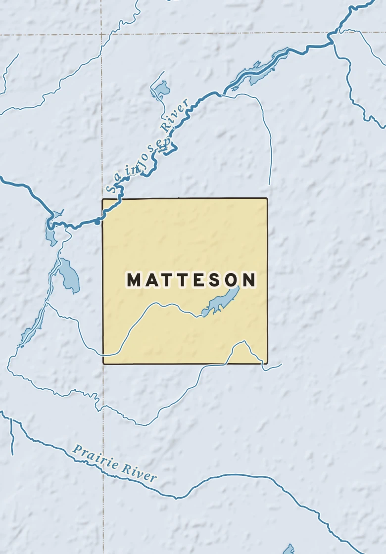 Atlas plate of Matteson, Michigan.
