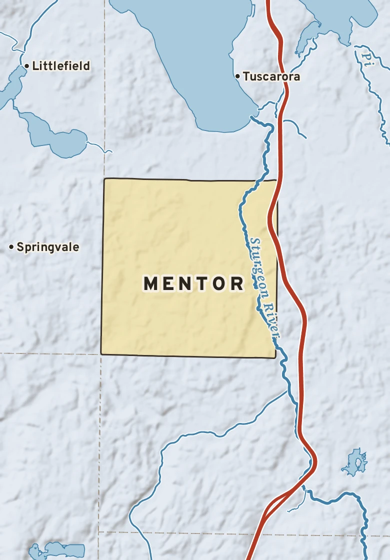 Atlas plate of Mentor, Michigan.