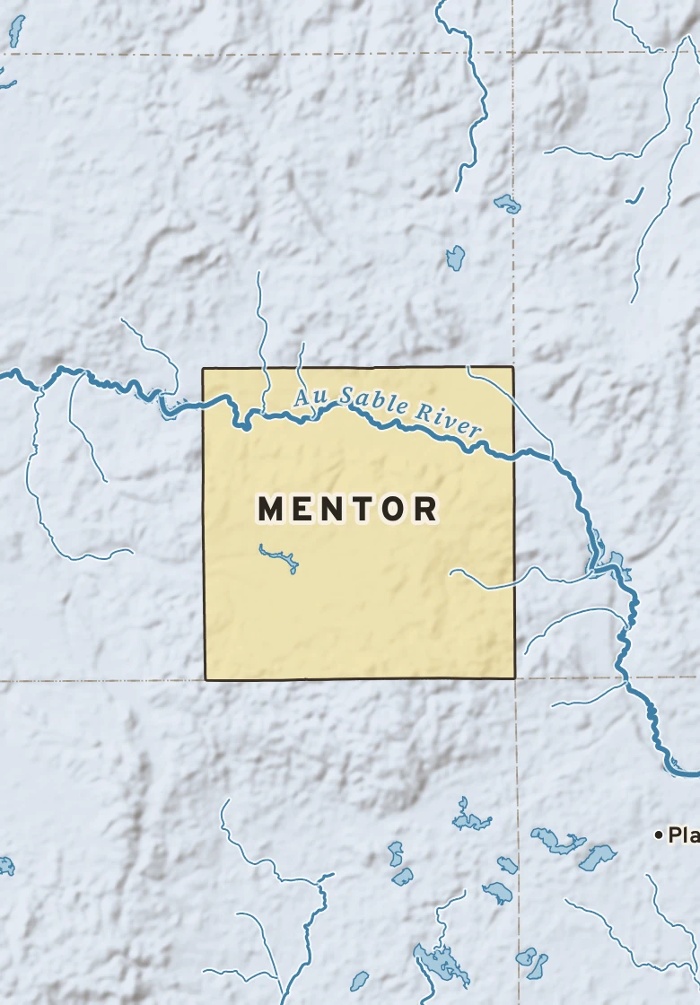 Atlas plate of Mentor, Michigan.