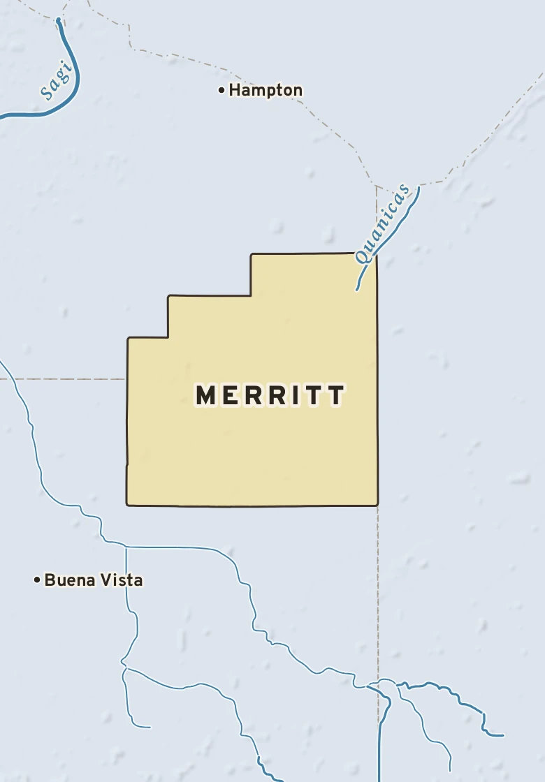 Atlas plate of Merritt, Michigan.