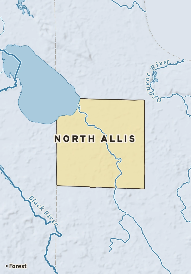 Atlas plate of North Allis, Michigan.
