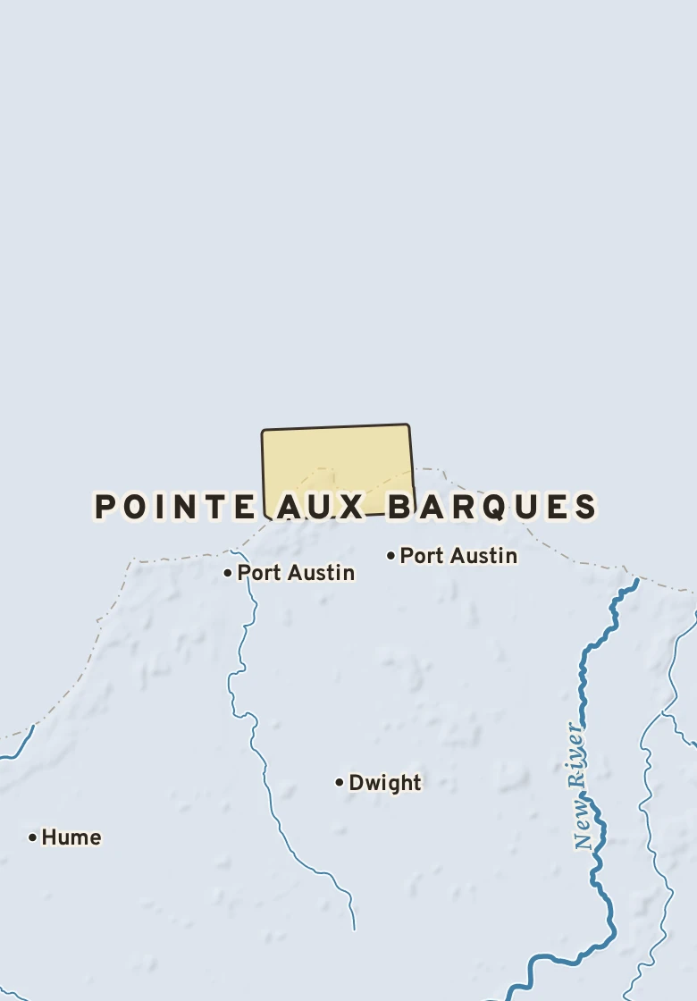 Atlas plate of Pointe Aux Barques, Michigan.