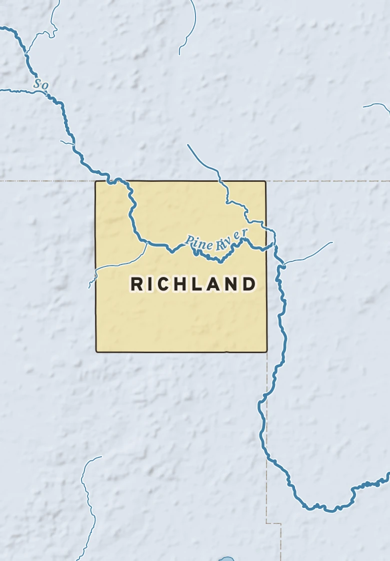 Atlas plate of Richland, Michigan.