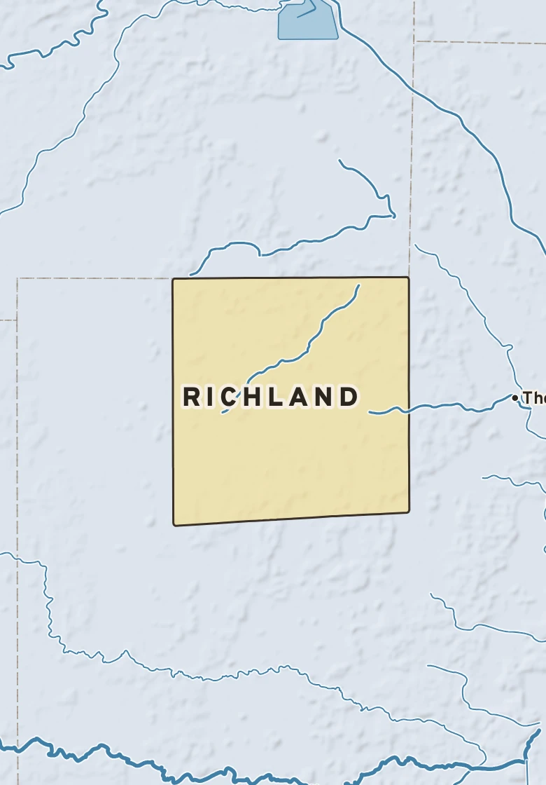 Atlas plate of Richland, Michigan.