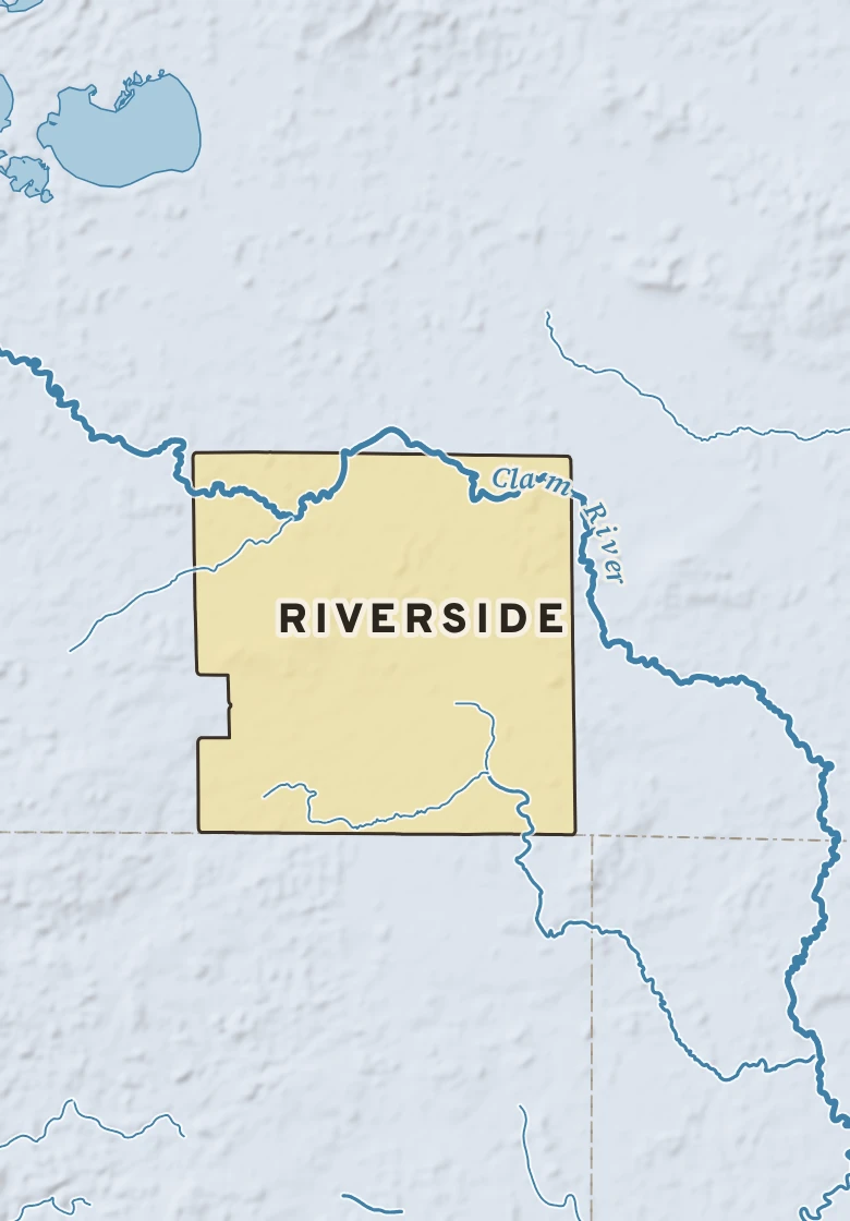 Atlas plate of Riverside, Michigan.