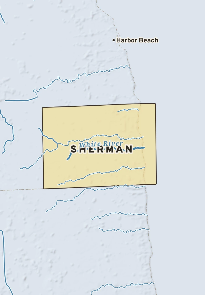 Atlas plate of Sherman, Michigan.
