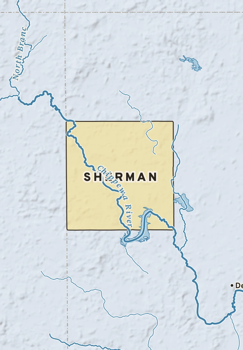 Atlas plate of Sherman, Michigan.