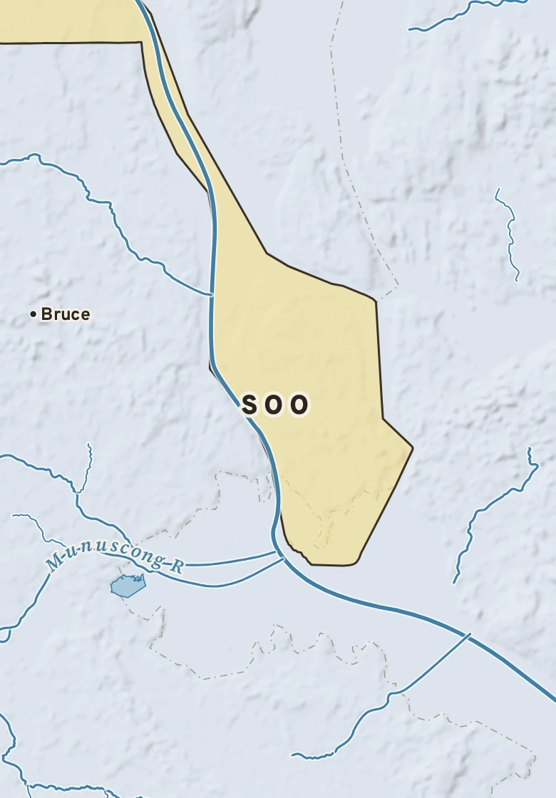 Atlas plate of Soo, Michigan.